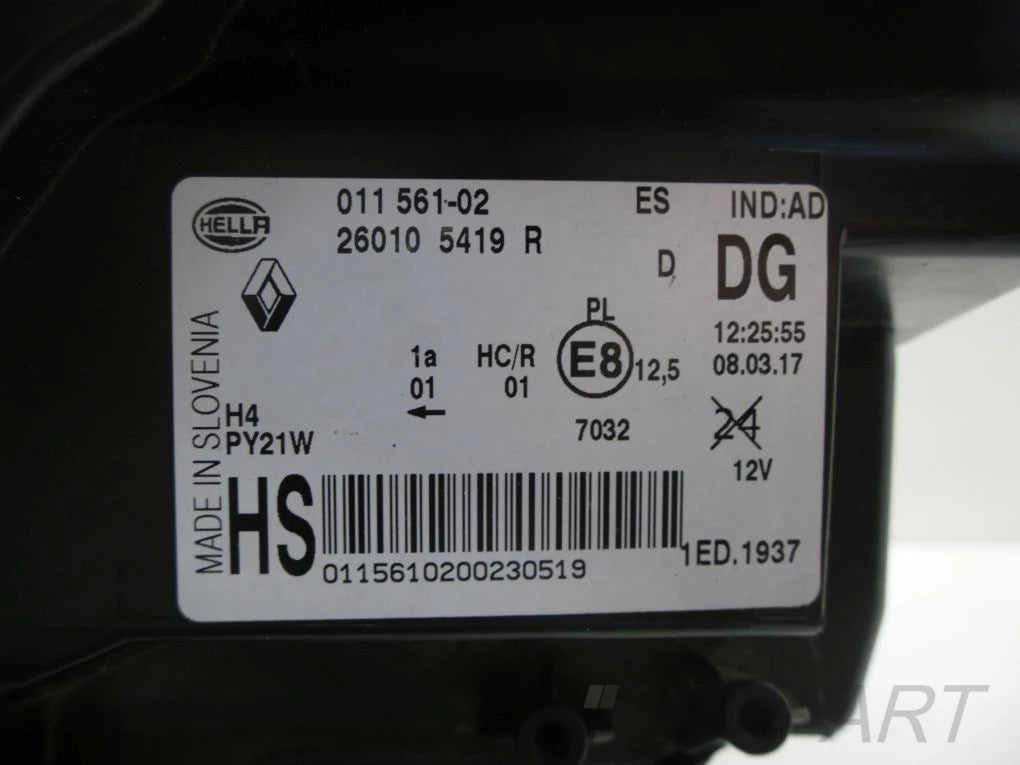 RENAULT TWINGO III 3 15- front right lamp