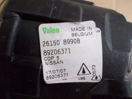 NISSAN TIIDA halogen
