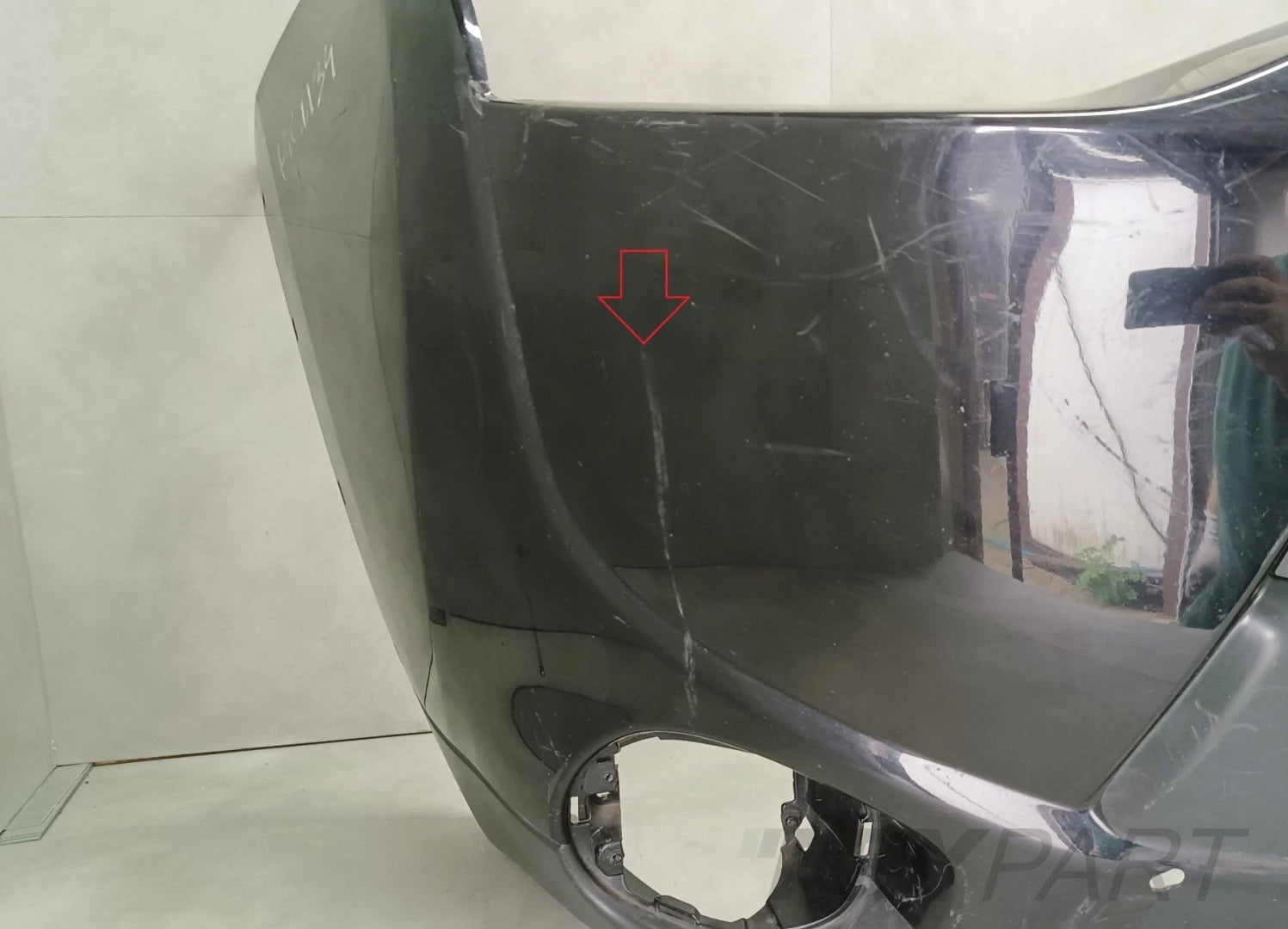 Front Bumper for Mitsubishi Outlander 3 III (2012-2015) / + 1x Halogen