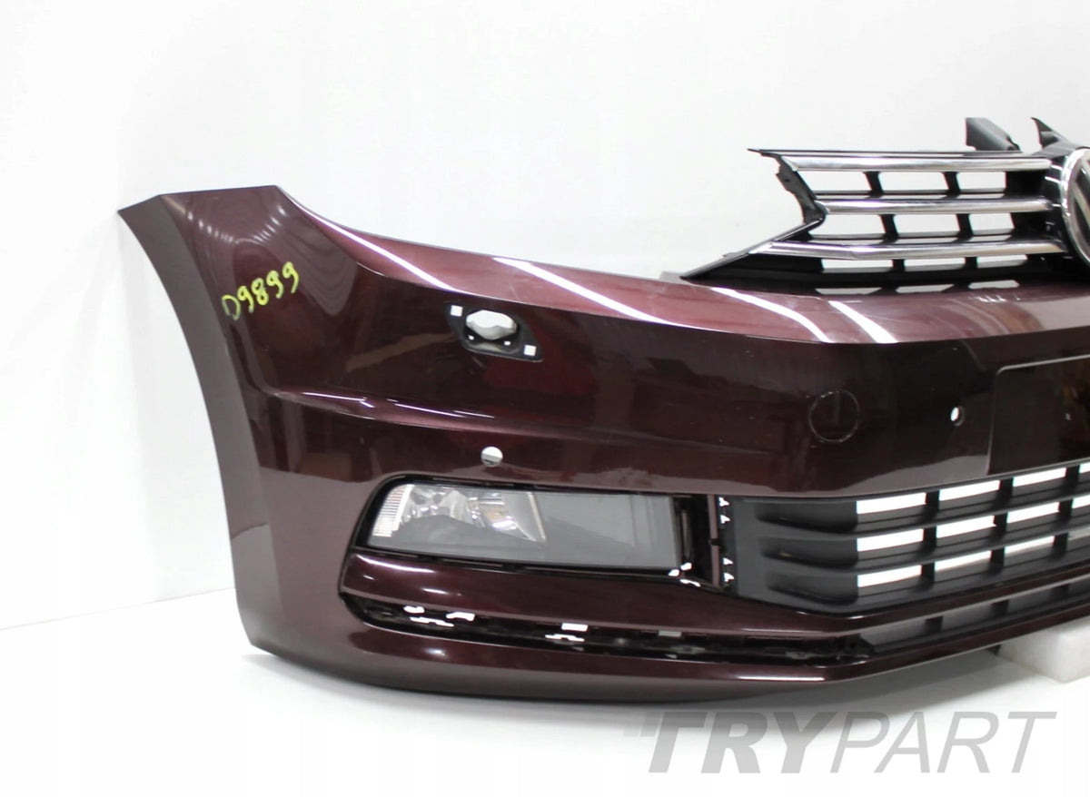 VW Touran II 5TA Front Bumper OEM + Grille + Vents
