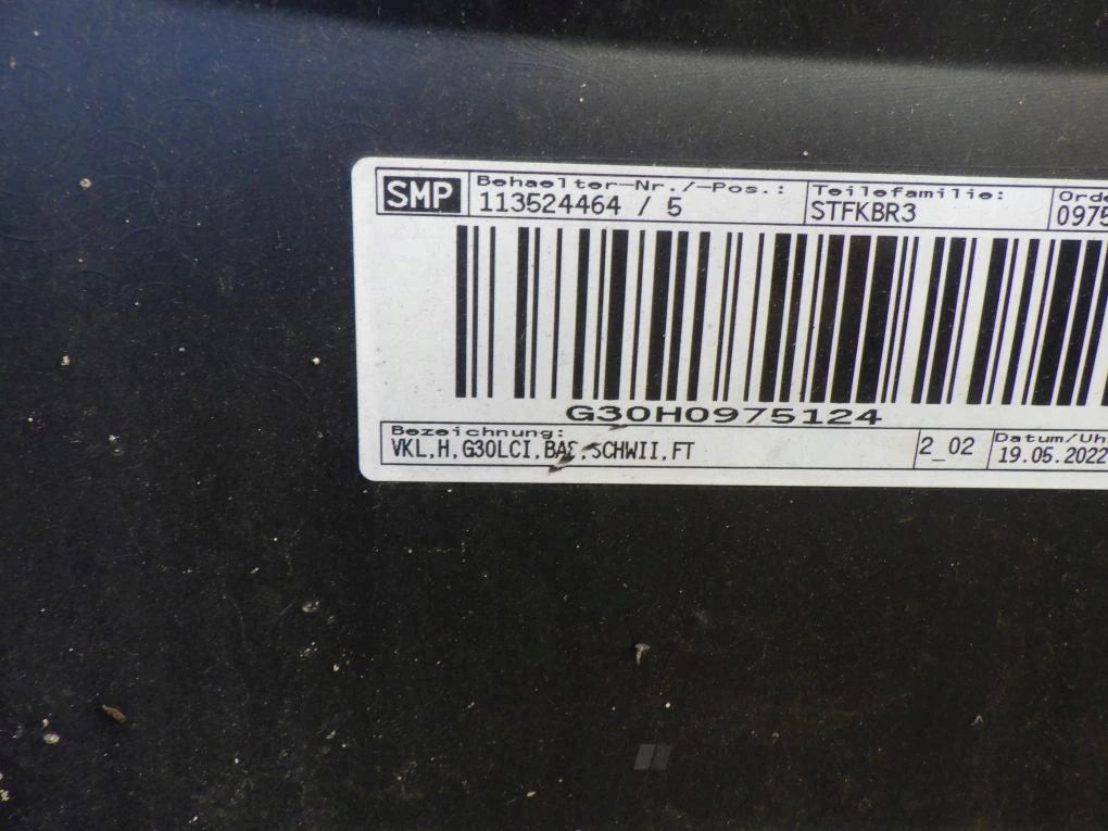 BMW 5 G30 SEDAN LIFT LCI 20- Rear Bumper
