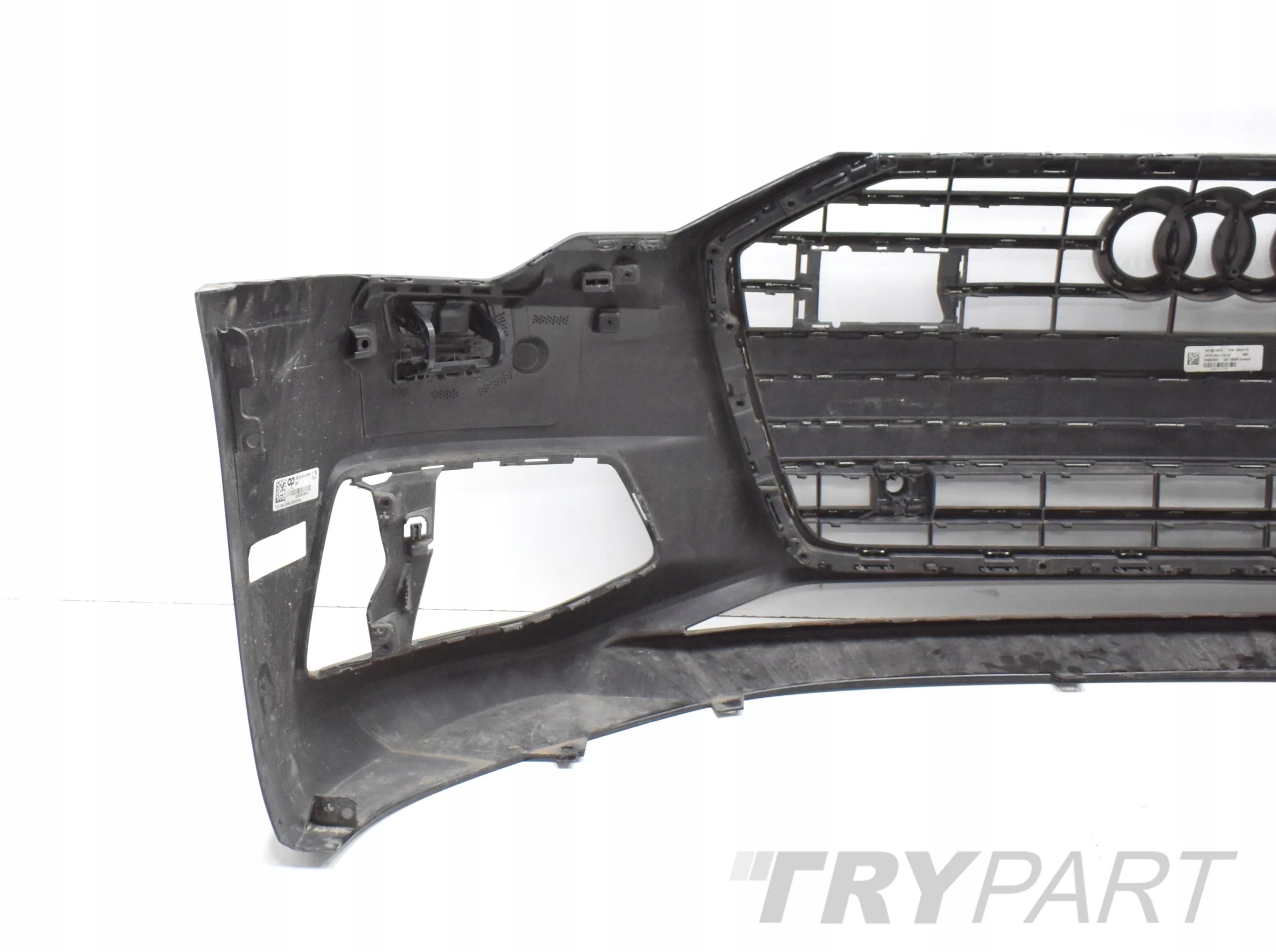 AUDI A6 C8 4K0 FRONT BUMPER ORG + CHROME