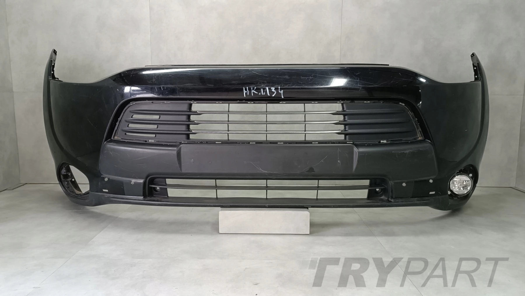 Front Bumper for Mitsubishi Outlander 3 III (2012-2015) / + 1x Halogen