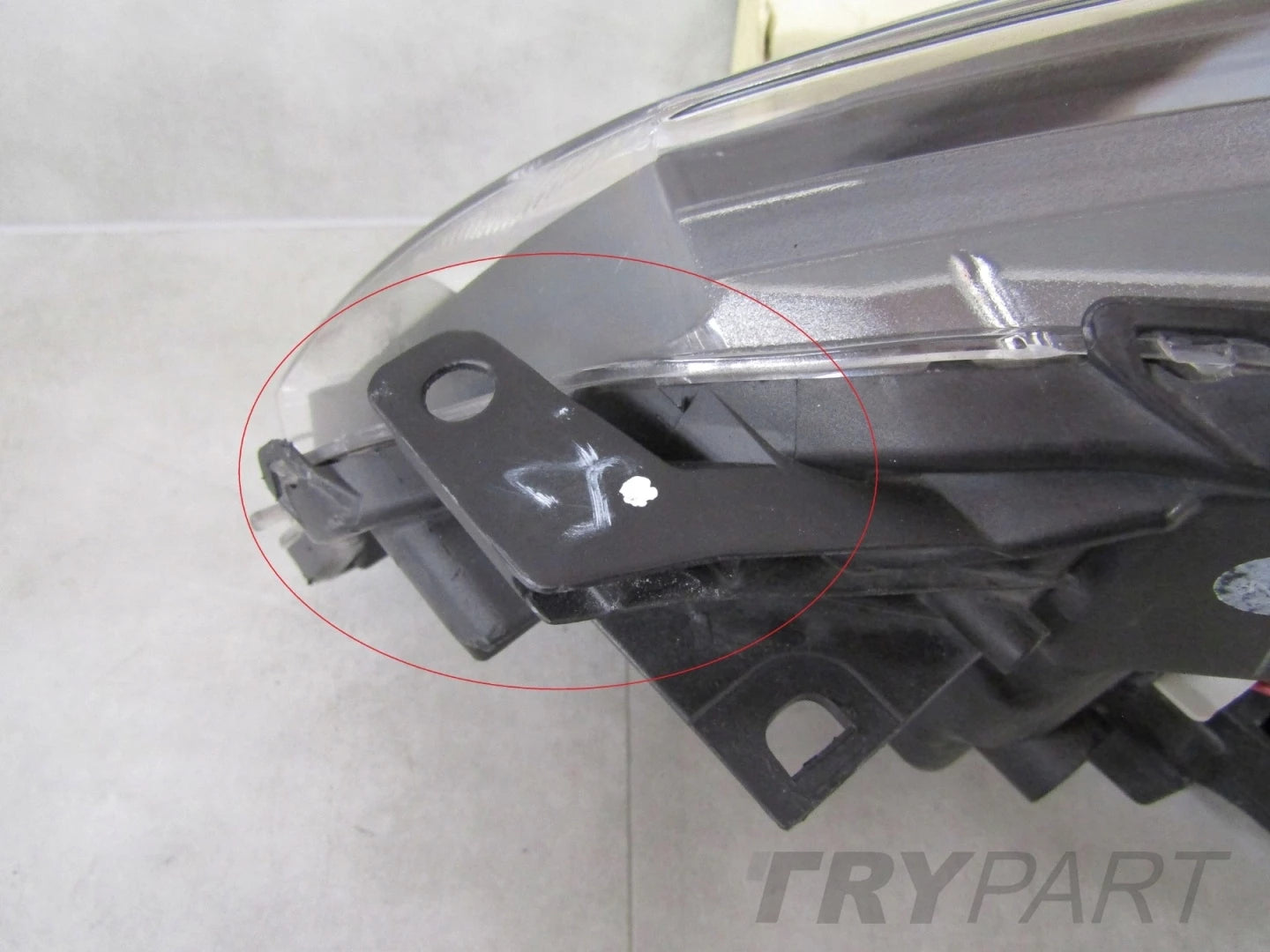 HEADLIGHT TOYOTA YARIS 3 III FACELIFT STANDARD LENS + LED 17-20 RH RIGHT