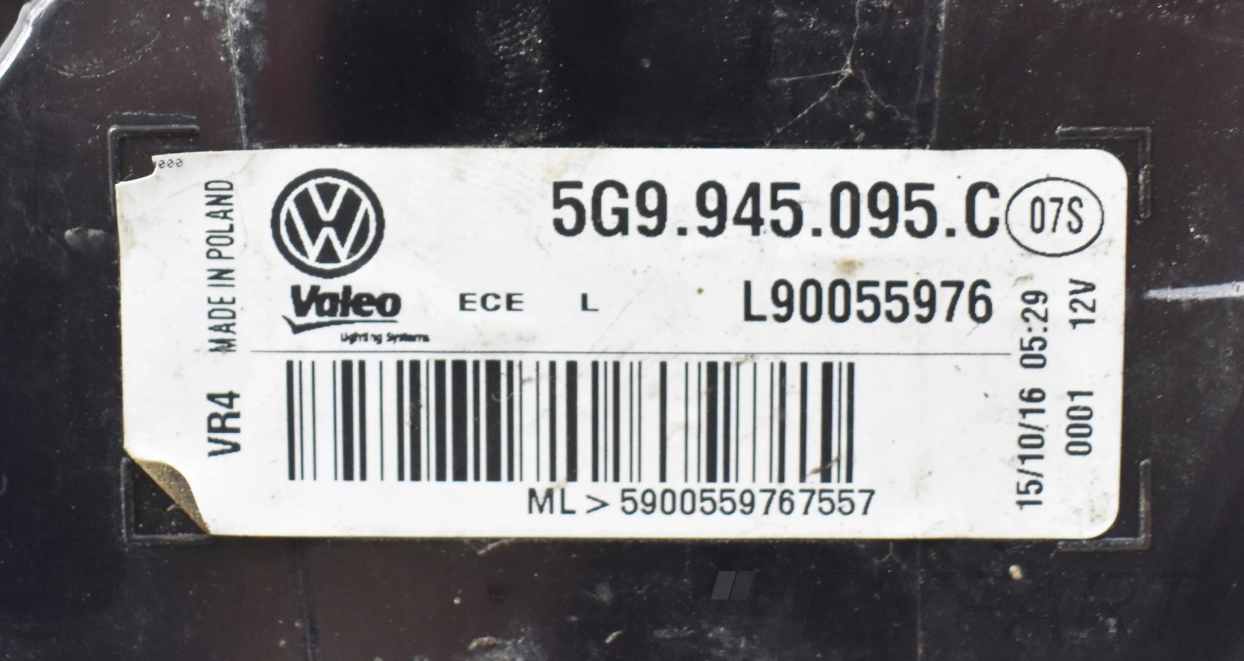 VW GOLF VII 5G9 LEFT REAR LIGHT ORG ESTATE