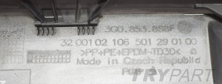 VW PASSAT B8 3G DOOR SILL PANEL RIGHT SILL + FRAME