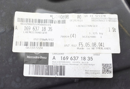 MERCEDES A CLASS W169 RIGHT SILL POST CLADDING