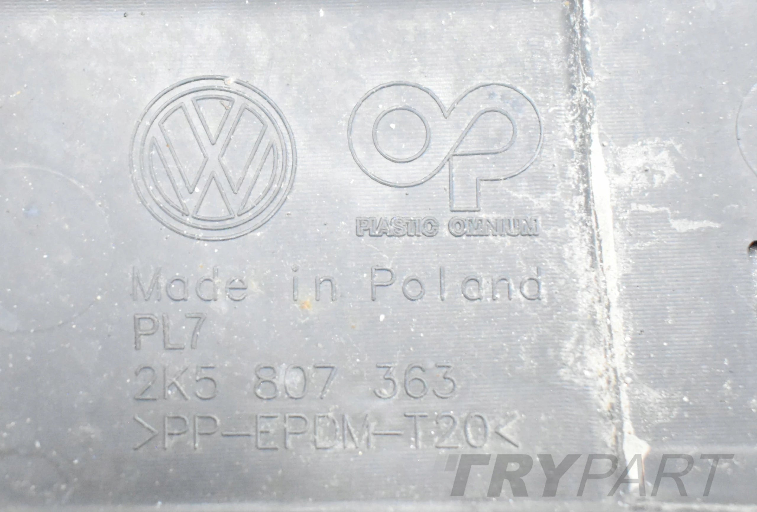 VW CADDY III 2K5 LIFT REAR BUMPER ORG