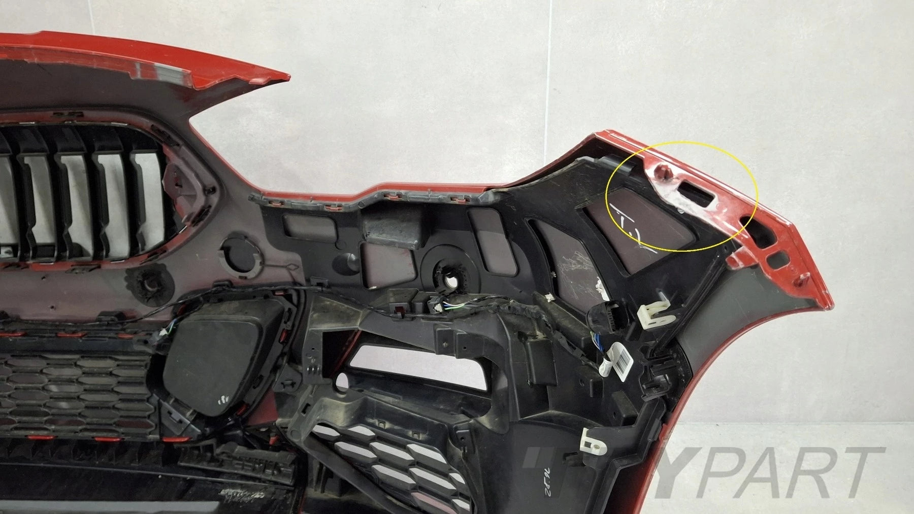 Front bumper BMW 2 F44 Gran Coupe M-Package 2019- / + wiring harness
