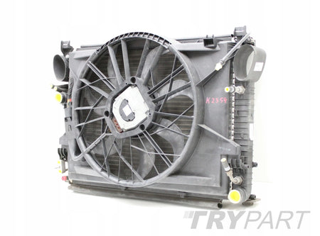 MERCEDES SL 230 W230 LIFT WATER RADIATOR FAN COMPLETE A2305000104