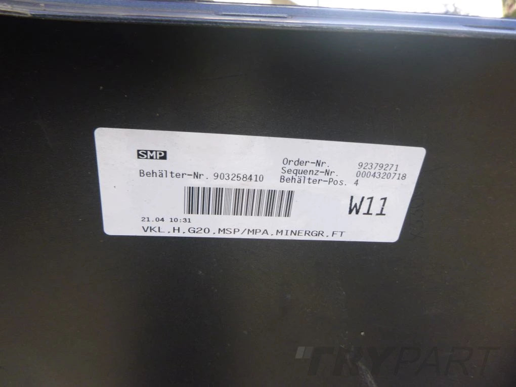 BMW 3 G20 SEDAN M PACKAGE 18- rear bumper