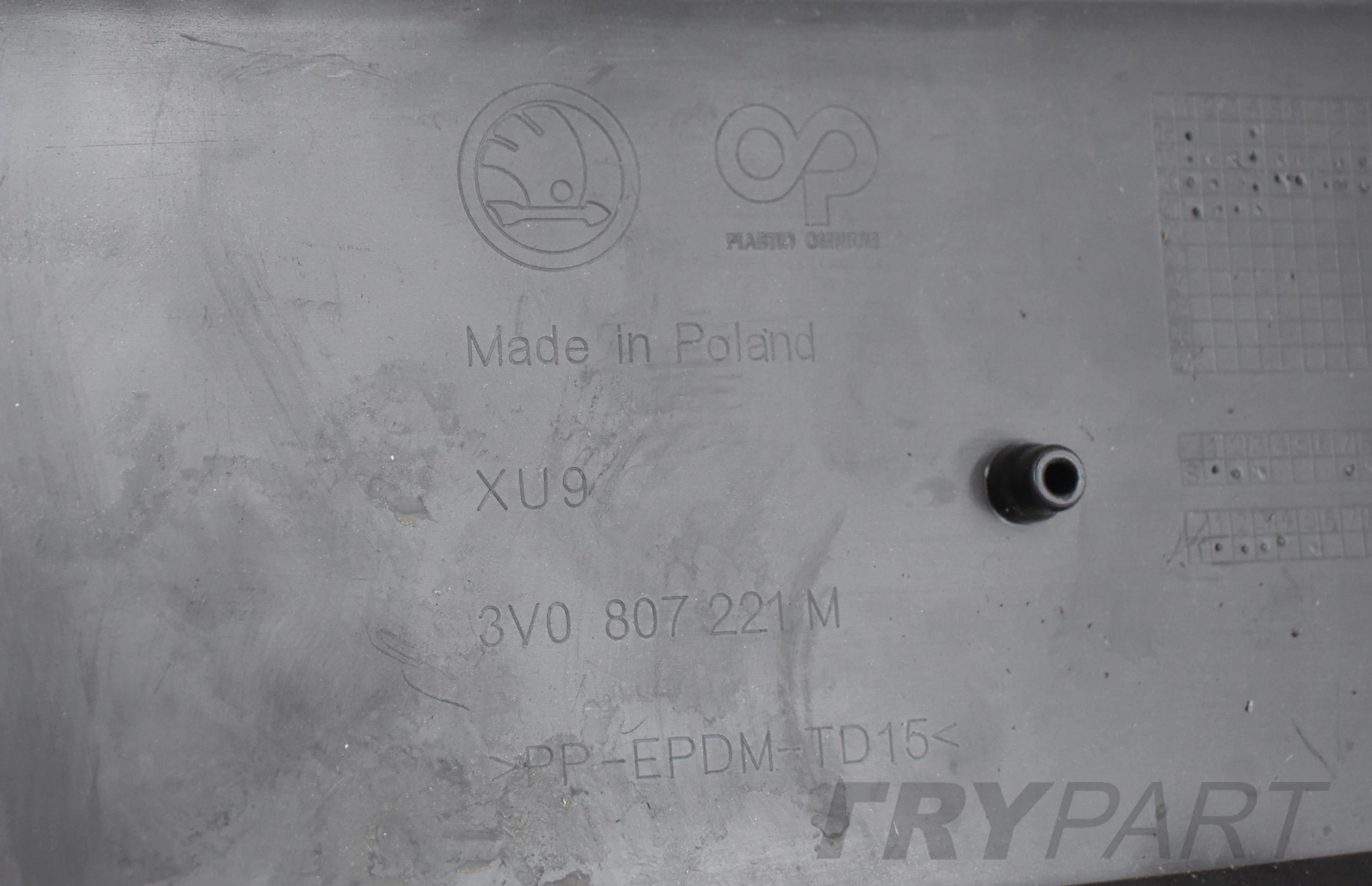SKODA SUPERB III LIFT 3V0 FRONT BUMPER ORG