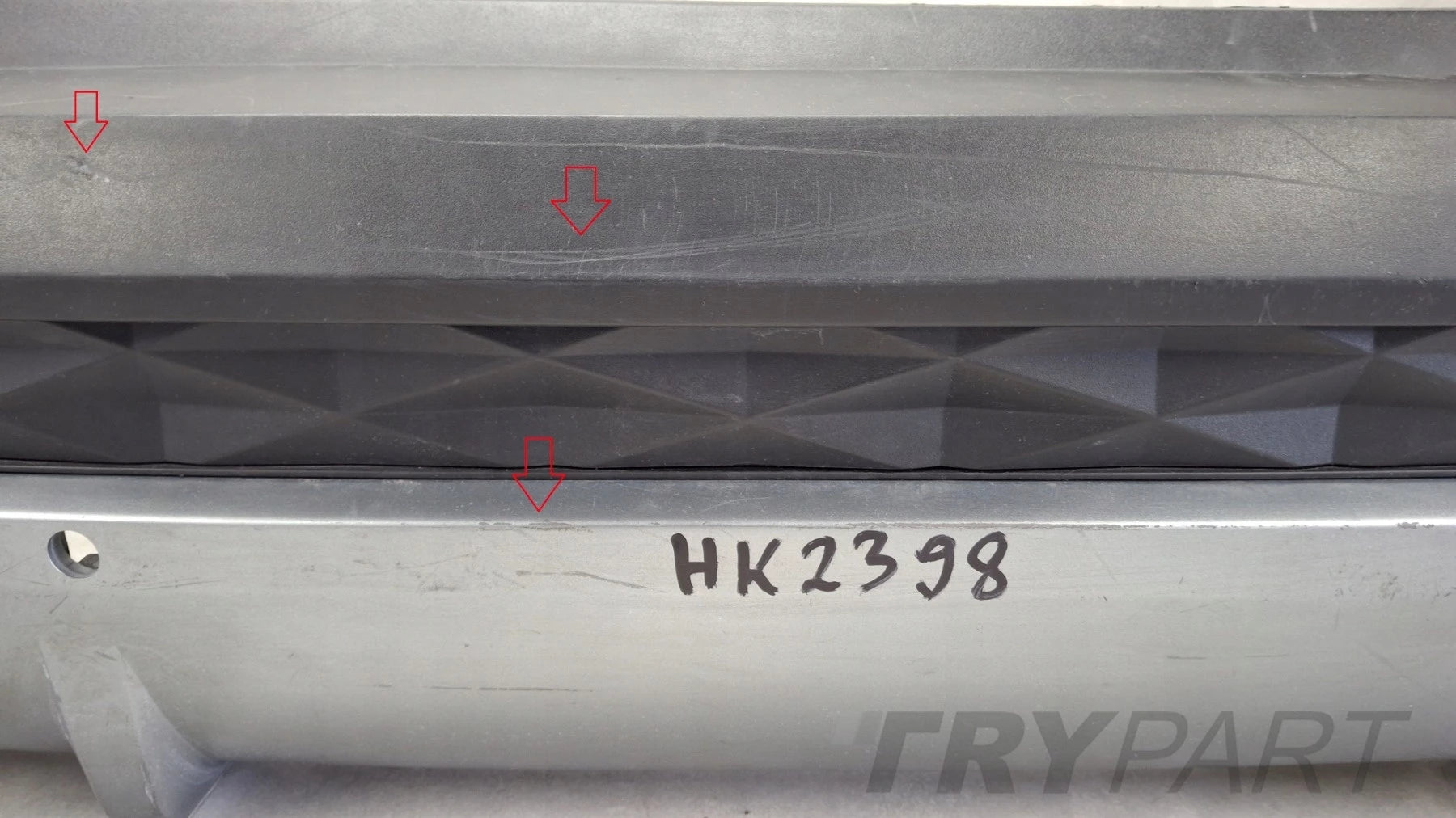 Rear bumper for Hyundai Tucson 4 IV 20-24 / + 1x lamp