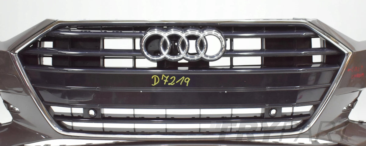 AUDI A7 C8 4K8 FRONT BUMPER ORG + CHROME