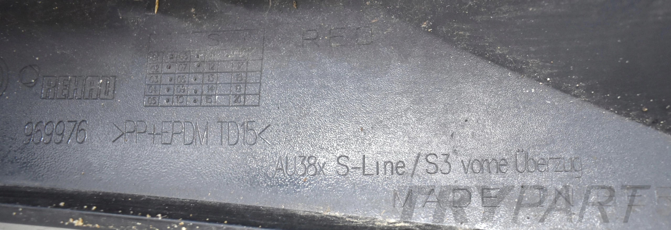 AUDI A3 8Y 8Y0 S LINE FRONT BUMPER ORG