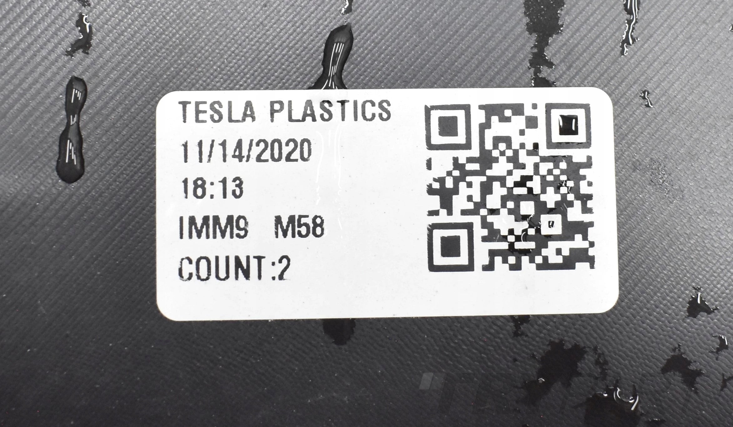 TESLA MODEL 3 REAR BUMPER ORG