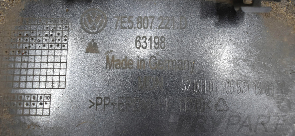 VW TRANSPORTER T6 MULTIVAN 7E5 FRONT BUMPER ORG