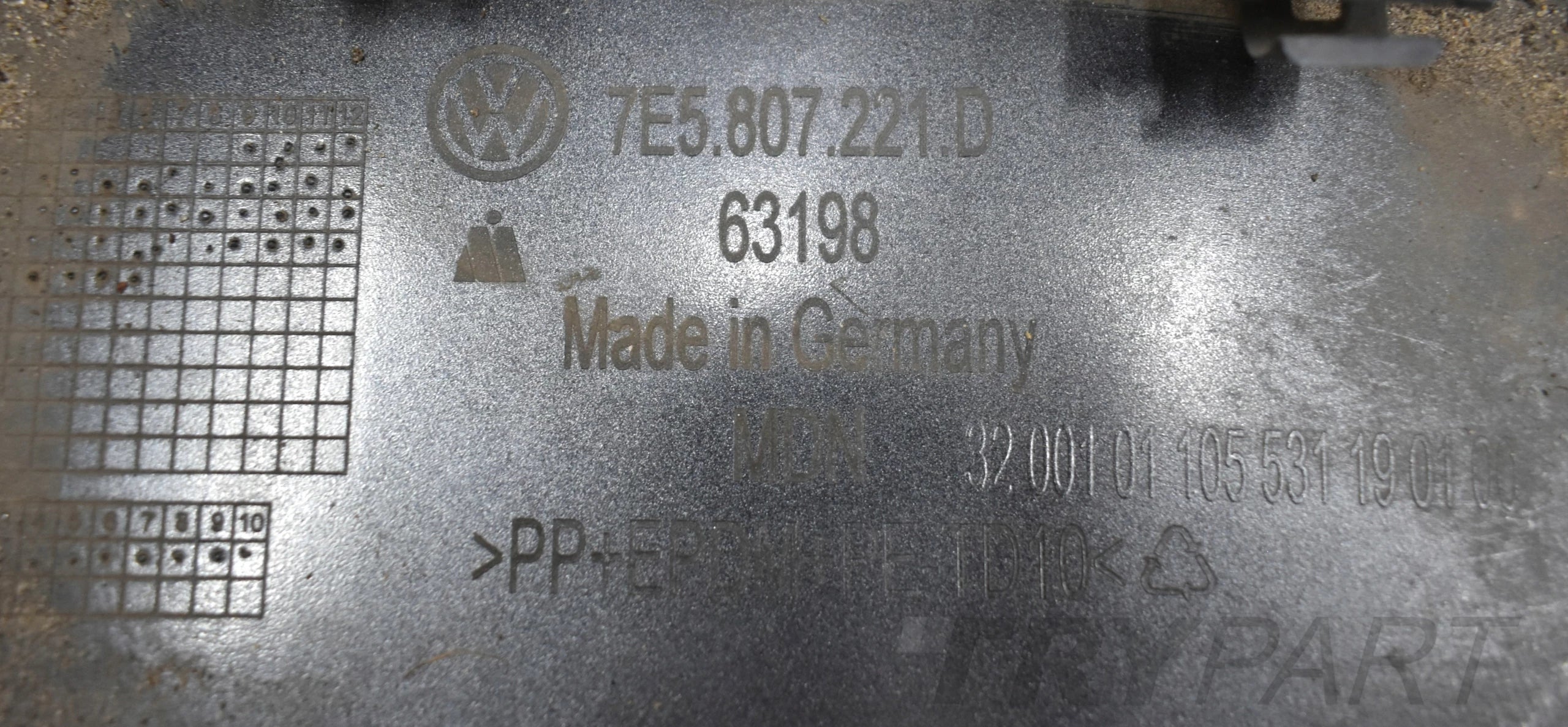 VW TRANSPORTER T6 MULTIVAN 7E5 FRONT BUMPER ORG