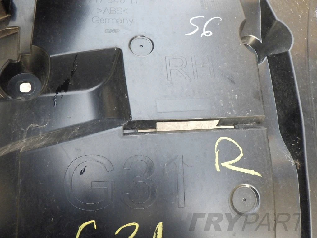 BMW 5 G31 7387316 REAR BUMPER SLIDE RIGHT