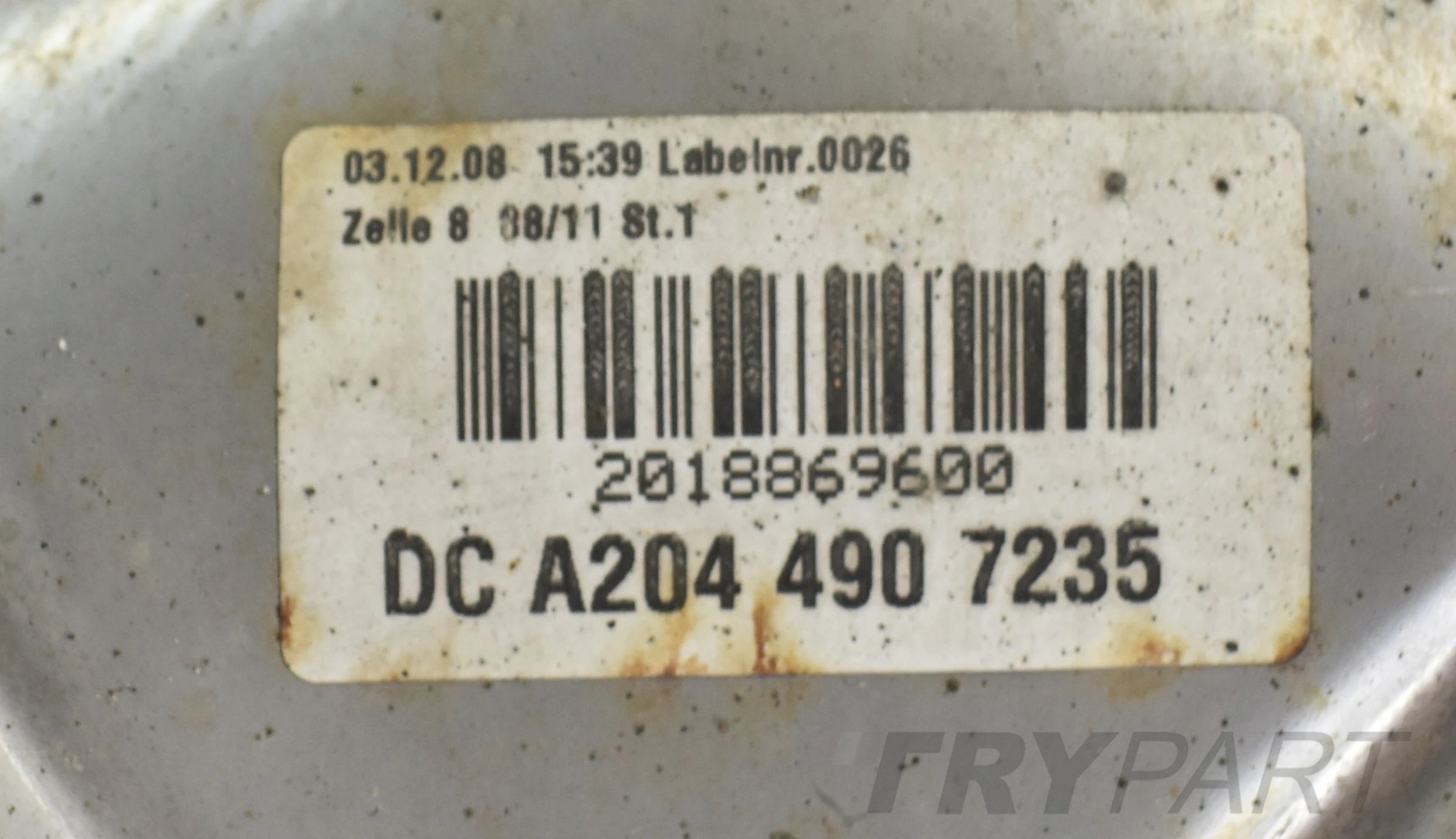 MERCEDES GLK W204 EXHAUST MUFFLER END ORIGINAL FULL