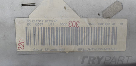 BMW 5 G30 G31 M PACKAGE FRONT BUMPER SUPER CONDITION