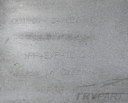 SKODA OCTAVIA IV 5E6 REAR BUMPER SEDAN ORG + BOTTOM
