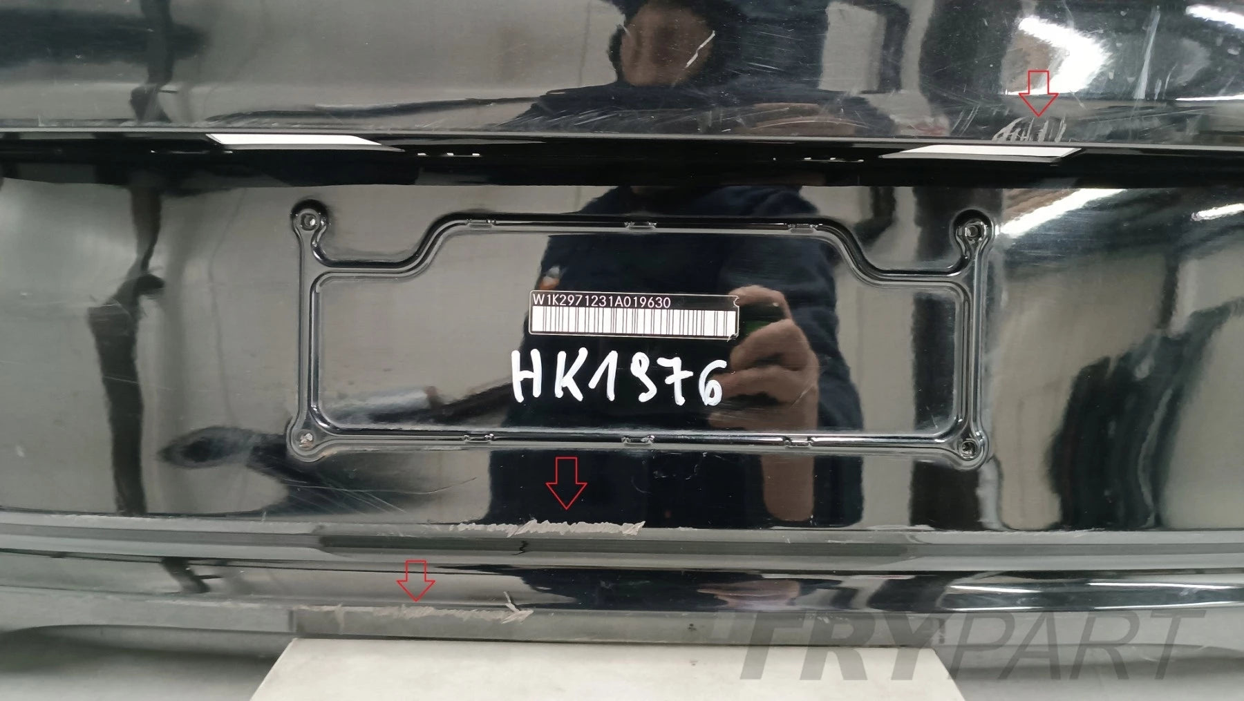 Rear Bumper MERCEDES EQS 297 AMG 21-