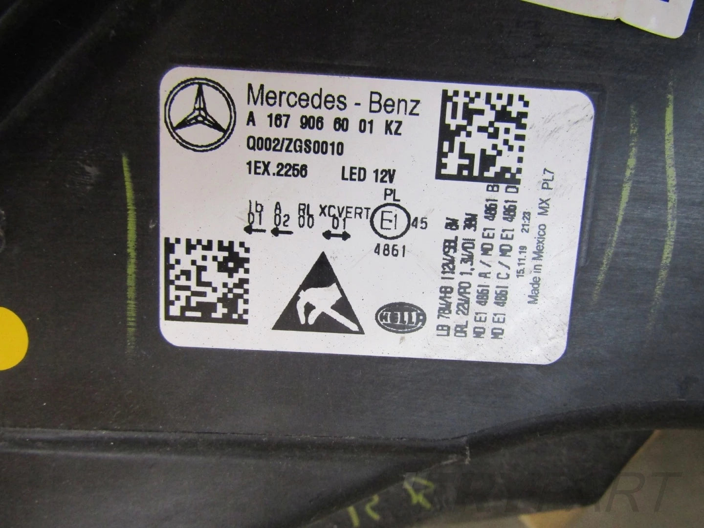 MERCEDES GLS X167 W167 FULL LED MULTIBEAM HEADLIGHT RH RIGHT 19- A1679066