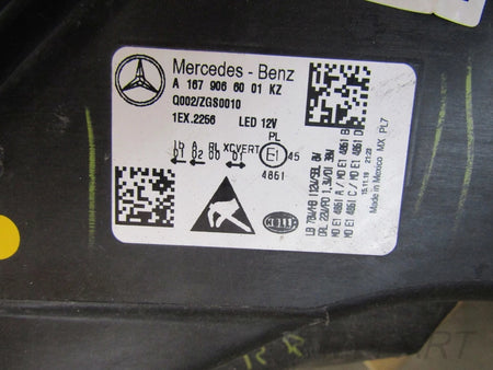 MERCEDES GLS X167 W167 FULL LED MULTIBEAM HEADLIGHT RH RIGHT 19- A1679066