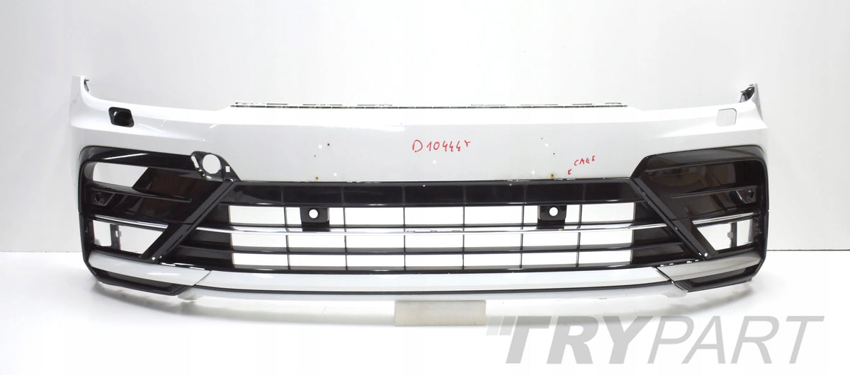 VW TIGUAN II 5NA R LINE FRONT BUMPER ORG + GRILLES