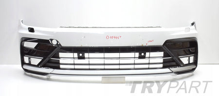 VW TIGUAN II 5NA R LINE FRONT BUMPER ORG + GRILLES