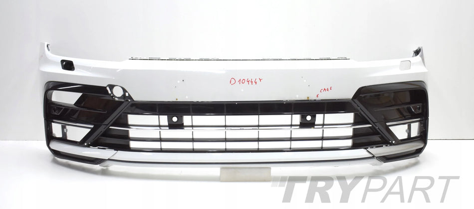 VW TIGUAN II 5NA R LINE FRONT BUMPER ORG + GRILLES