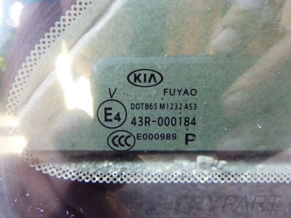 KIA NIRO Right Body Side Window