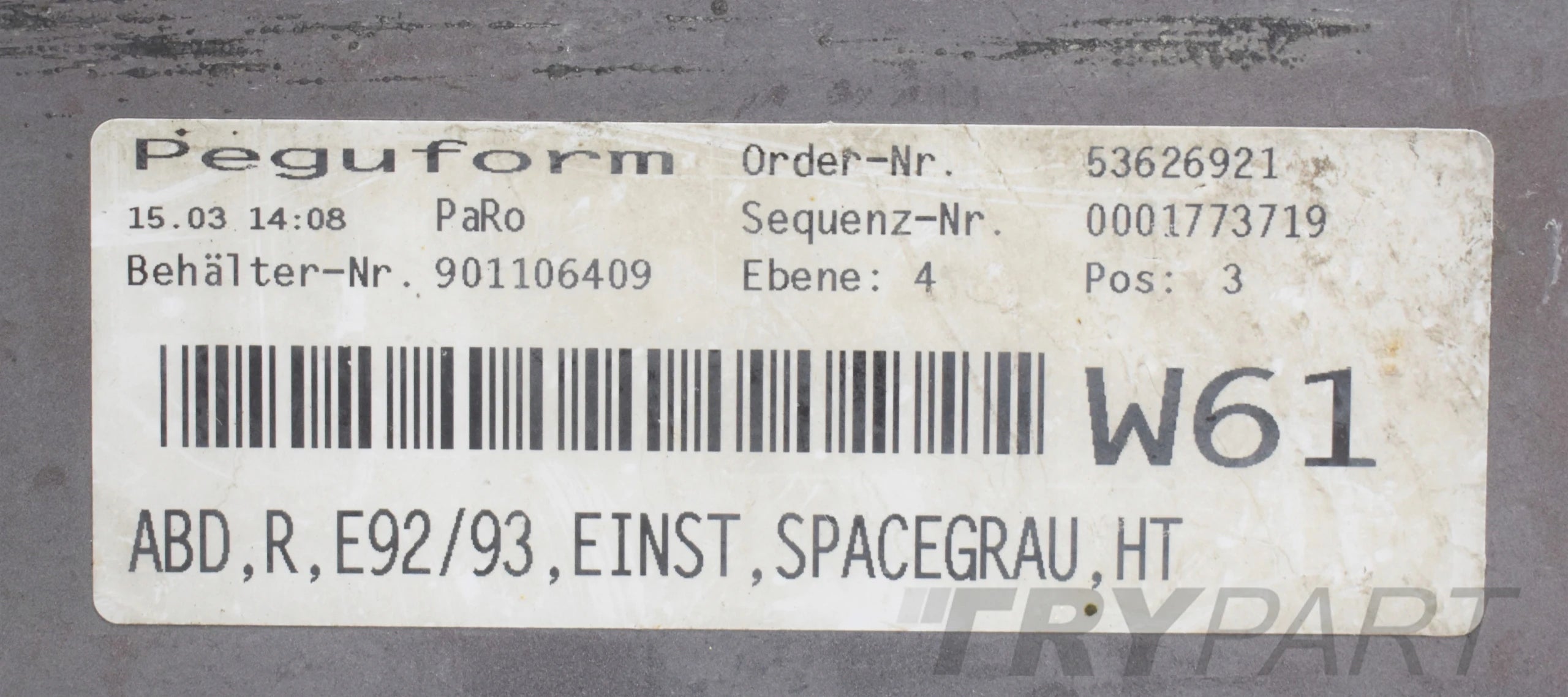 BMW E92 E93 COUPE RIGHT SILL PANEL OEM