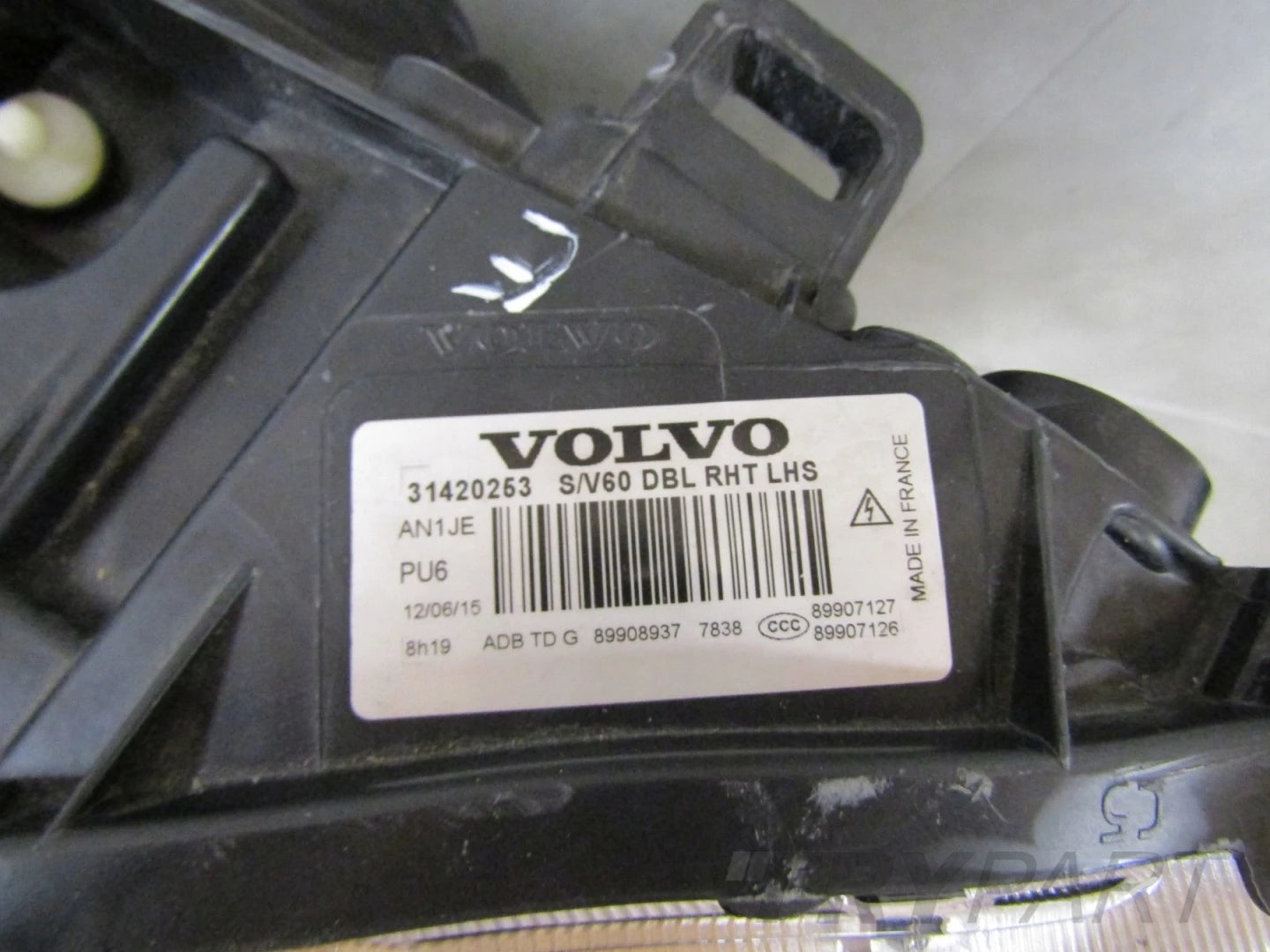 Front Lamp Volvo V60 S60 LIFT XENON ACTIVE BENDING 14-18 LH LEFT 31420253