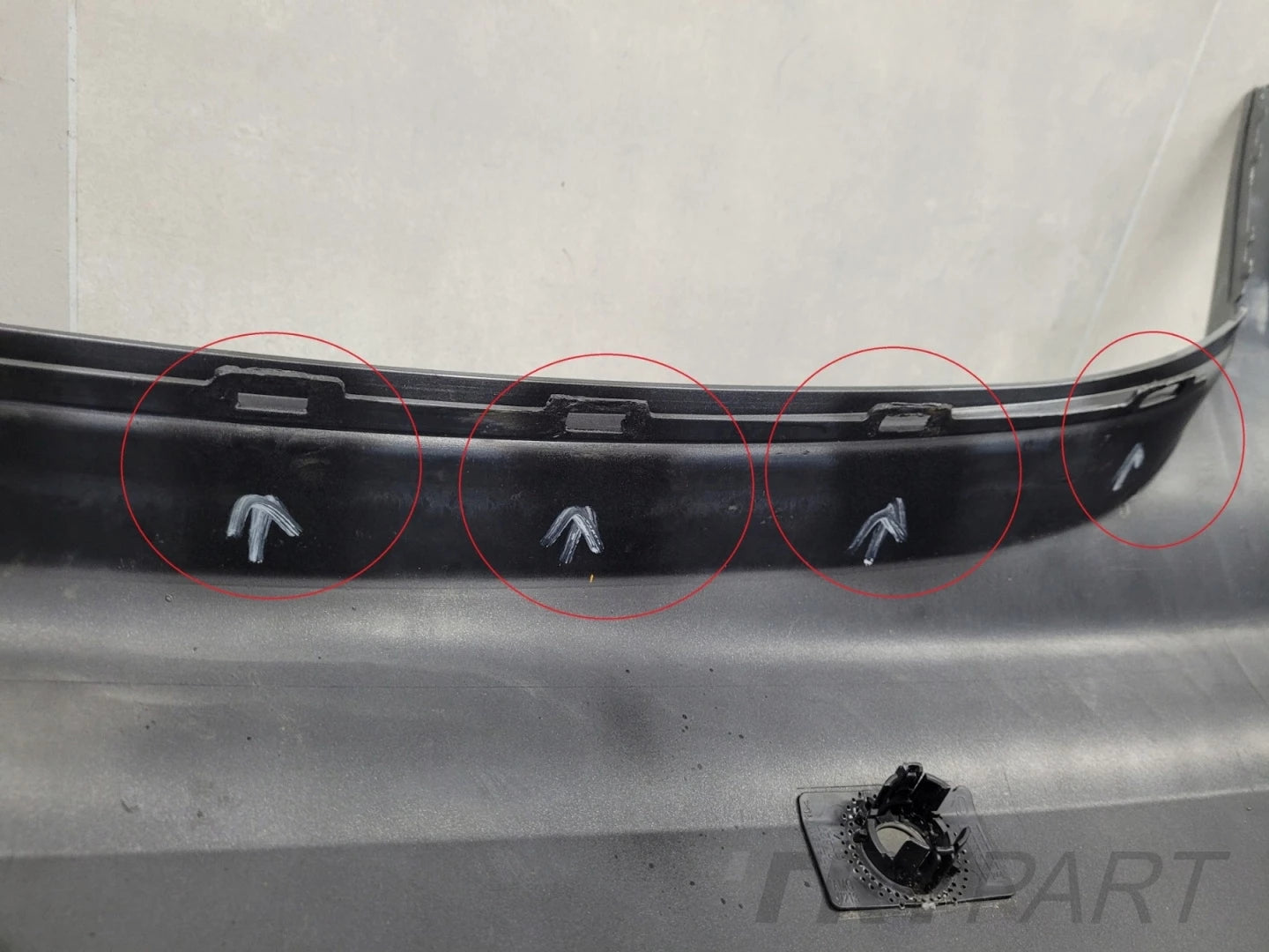 Rear bumper for Mercedes E-Class W213 Sedan AMG 15-20