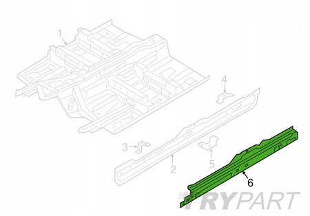 VOLVO XC90 II LEFT SILL INNER HOUSING ORG