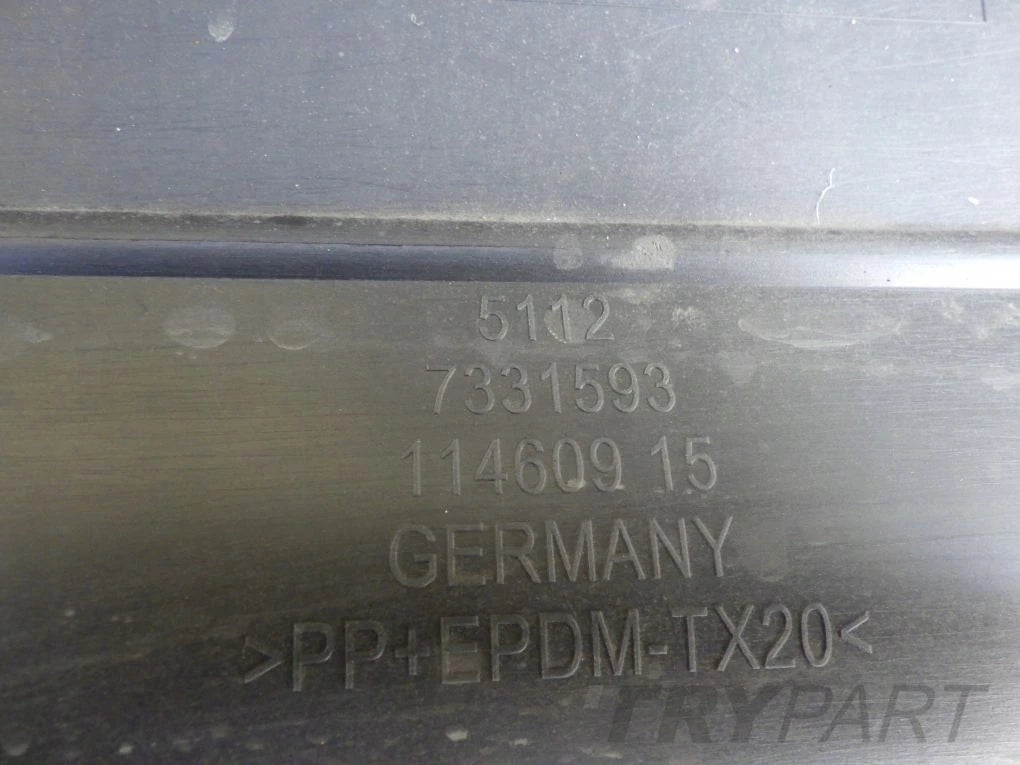 BMW 5 F10 LCI LIFT SEDAN 13- Rear Bumper