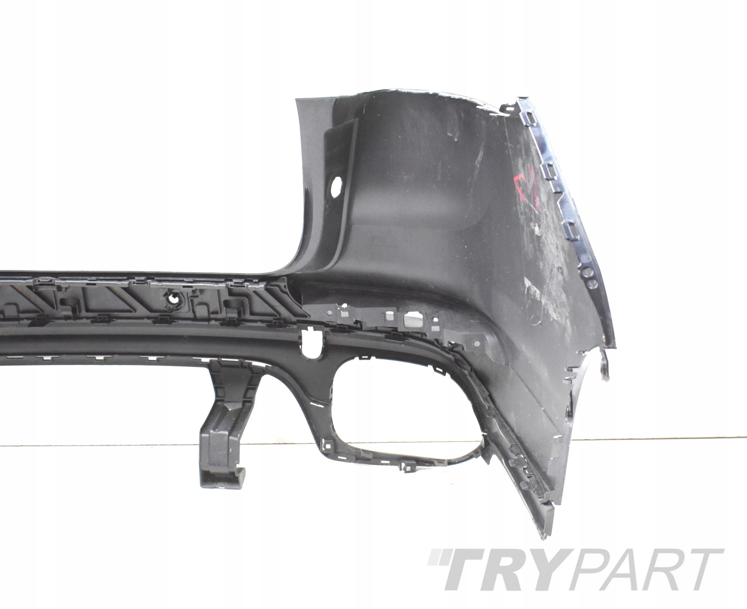 PORSCHE CAYENNE II LIFT 7P5 REAR BUMPER ORG + MOUNTS