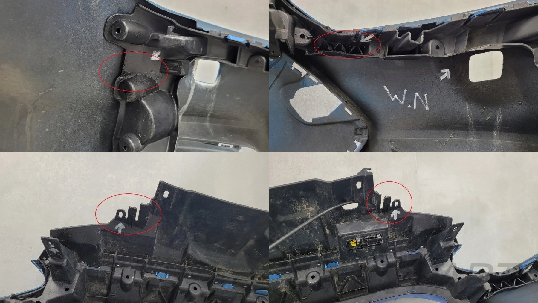 Front Bumper for Ford Focus RS Mk3 LIFT 16-18