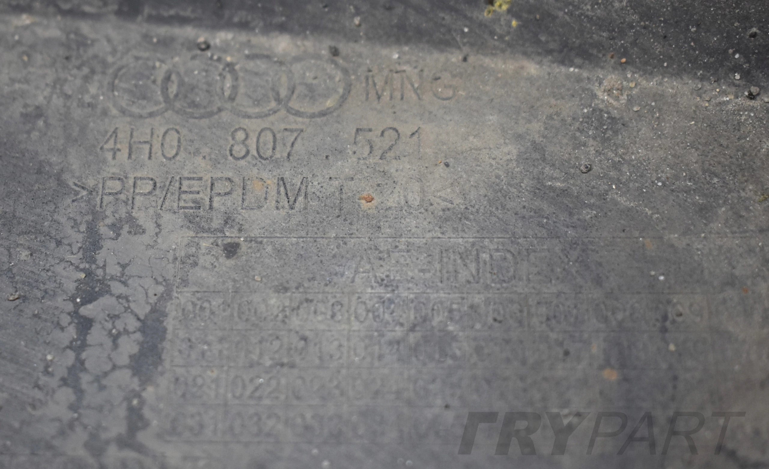 AUDI A8 D4 4H0 REAR BUMPER ORG