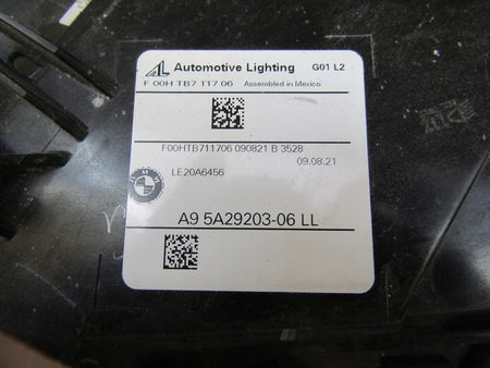 BMW X3 G01 X4 G02 Lift LCI FULL LED 21- LH Headlight 5A29203