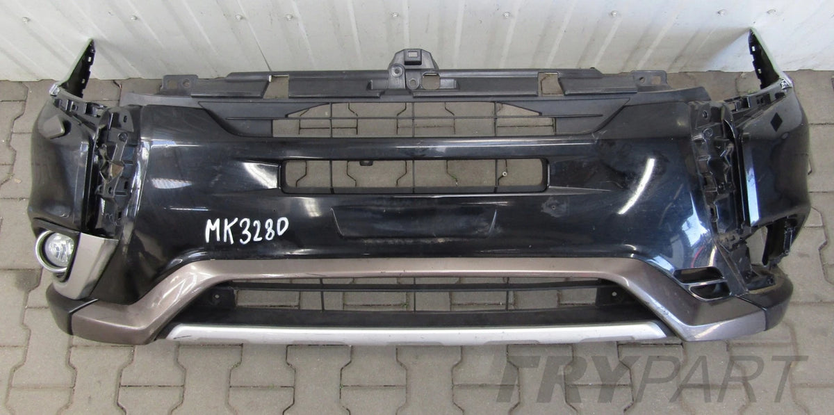 Front Bumper for Mitsubishi Outlander 3 Hybrid Lift 15-18 CAMERA