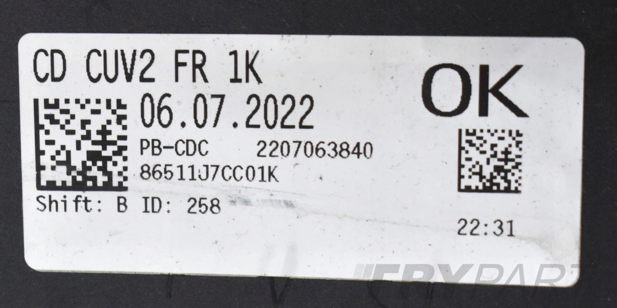KIA X-CEED XCEED FRONT BUMPER ORG + BOTTOM