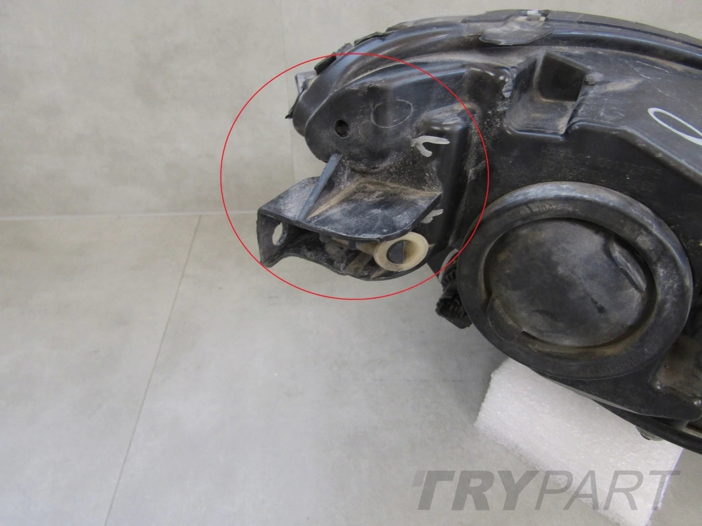 HEADLIGHT TESLA S XENON NON-SWIVEL 12-16 LH LEFT