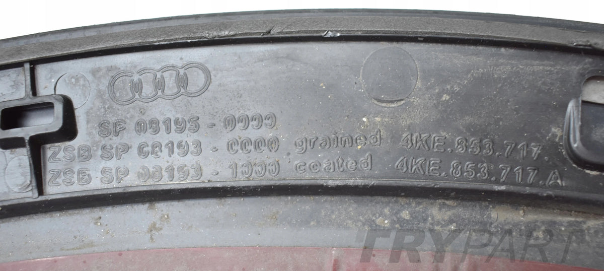 AUDI E TRON 4KE LEFT FRONT FENDER TRIM STRIP ORG 4KE853717