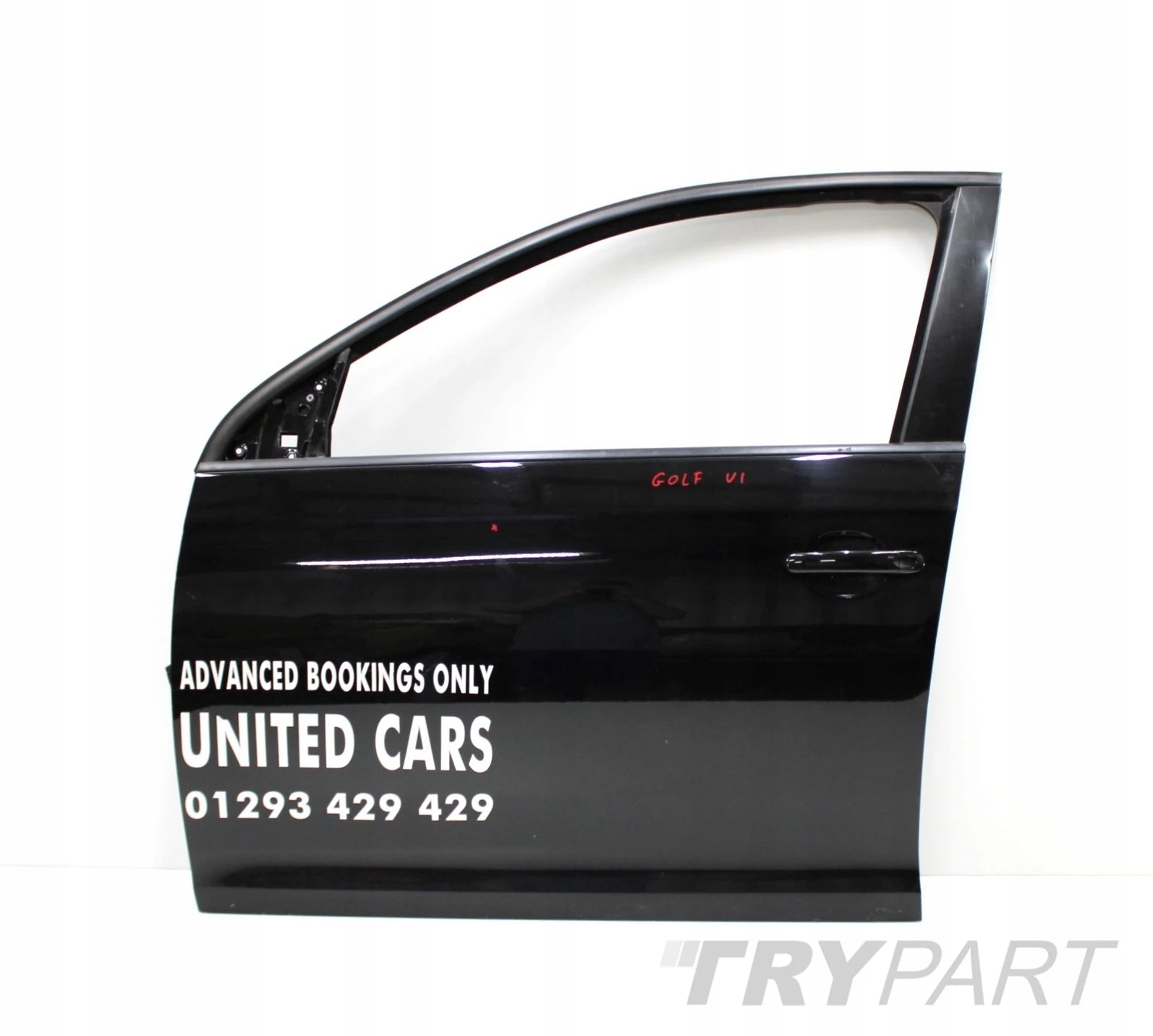 VW GOLF VI 6 5K FRONT LEFT DOOR ORG COMPLETE