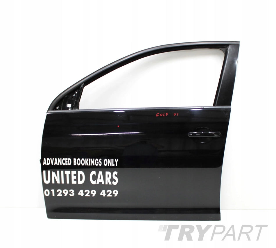 VW GOLF VI 6 5K FRONT LEFT DOOR ORG COMPLETE
