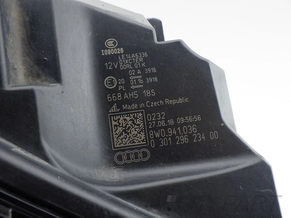 AUDI A4 B9 8W 8W0 FULL LED MATRIX 15- RIGHT HEADLIGHT