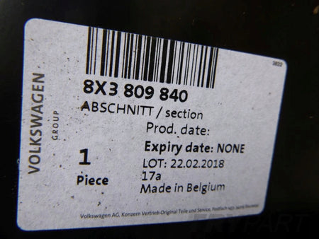 AUDI A1 S1 8X3 Right Pillar Front Sill New Original